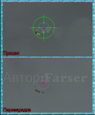 прицел для world of tanks с зонами пробития